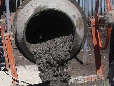 Приготовление бетона бетономешалкой
